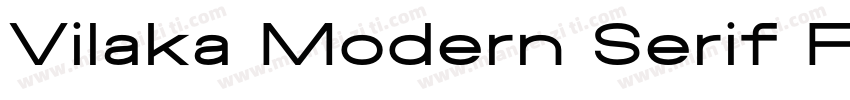 Vilaka Modern Serif Font Demo字体转换